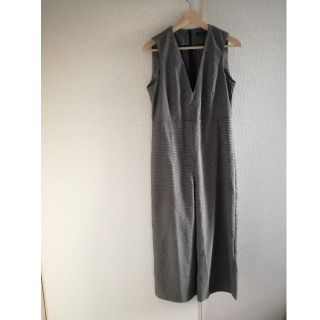 ザラ(ZARA)の週末セール！ZARA ♡チェック　オールインワン♡ワイドパンツ(オールインワン)