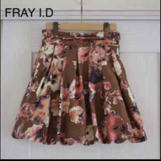 フレイアイディー(FRAY I.D)のFRAY ID 花柄バルーンスカート(ひざ丈スカート)