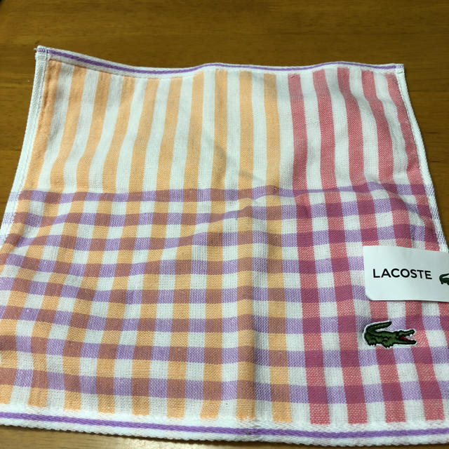 LACOSTE(ラコステ)のラコステ タオルハンカチ 1枚 メンズのファッション小物(ハンカチ/ポケットチーフ)の商品写真