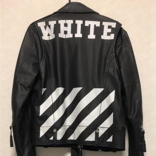 メンズrily専用　off-white レザージャケット