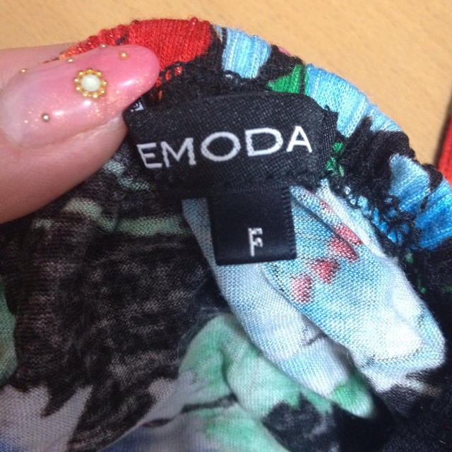 EMODA(エモダ)のEMODA花柄ワンピ♡ レディースのワンピース(ミニワンピース)の商品写真