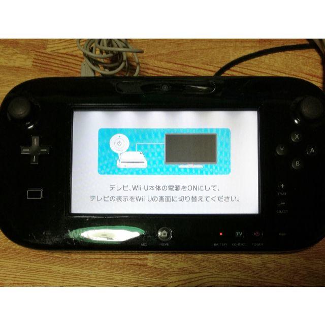 Wii U(ウィーユー)のWii U 黒 32GB 本体一式 エンタメ/ホビーのゲームソフト/ゲーム機本体(家庭用ゲーム機本体)の商品写真