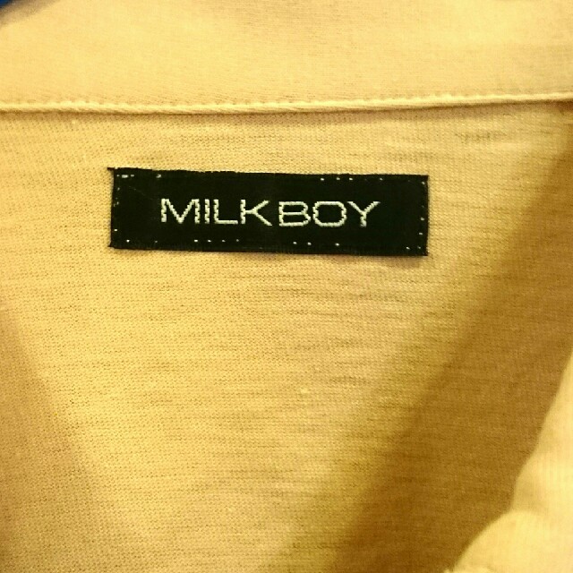 MILKBOY(ミルクボーイ)のmilkboy チョコレート ポロシャツ ミルク レディースのトップス(Tシャツ(半袖/袖なし))の商品写真