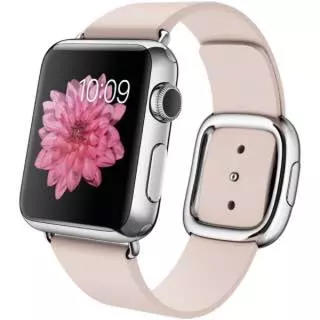 アップルウォッチ(Apple Watch)のApple Watch 38mm ステンレススチールソフトピンクモダンバックル (腕時計)