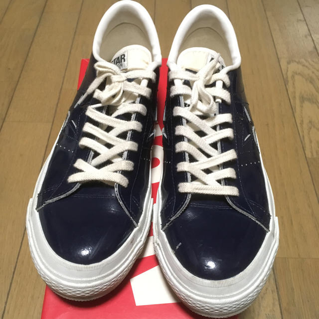 CONVERSE(コンバース)の送料込 ONE STAR J PL NAVY 27.5 メンズの靴/シューズ(スニーカー)の商品写真