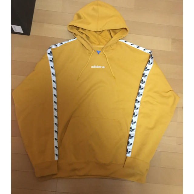 adidas yellow tnt tape hoodie