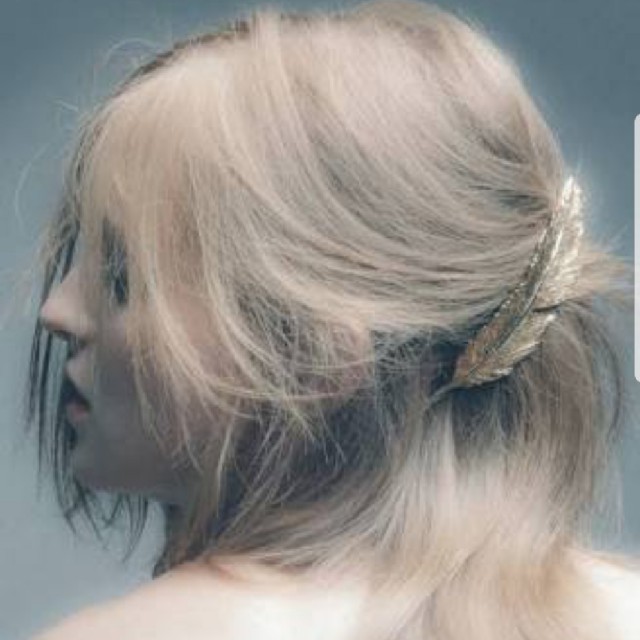 Ron Herman(ロンハーマン)のPLUIE　フェザーバレッタ　Ron Herman  レディースのヘアアクセサリー(バレッタ/ヘアクリップ)の商品写真