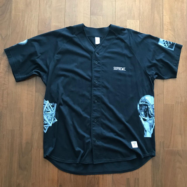 Supreme(シュプリーム)の希少XL Supreme M.C. Escher Baseball Jersey メンズのトップス(シャツ)の商品写真