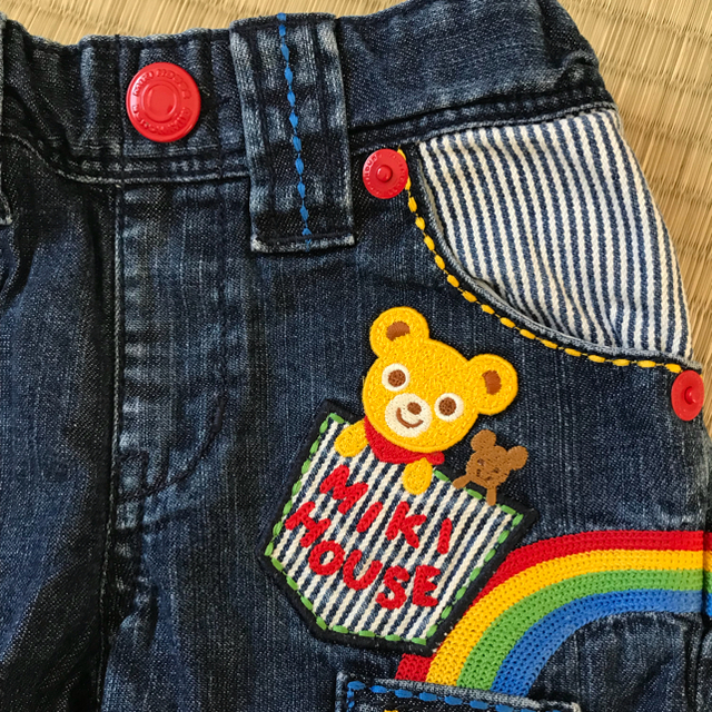 mikihouse(ミキハウス)の【100】ミキハウス レインボー パンツ キッズ/ベビー/マタニティのキッズ服男の子用(90cm~)(パンツ/スパッツ)の商品写真