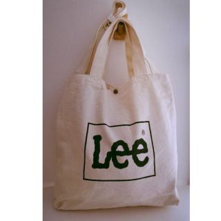 リー(Lee)のLee 2WAYビッグトートバッグ(WHITE)(トートバッグ)