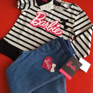 バービー(Barbie)の新品 Barbie 2点セット 95 100 ⭐️ キッズ 女の子(Tシャツ/カットソー)