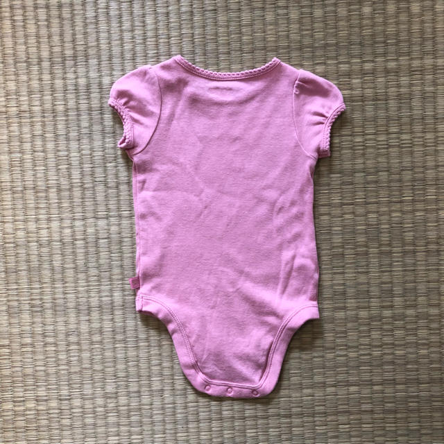 babyGAP(ベビーギャップ)のbaby gap 60 ロンパース  ピンク 美品 キッズ/ベビー/マタニティのベビー服(~85cm)(ロンパース)の商品写真