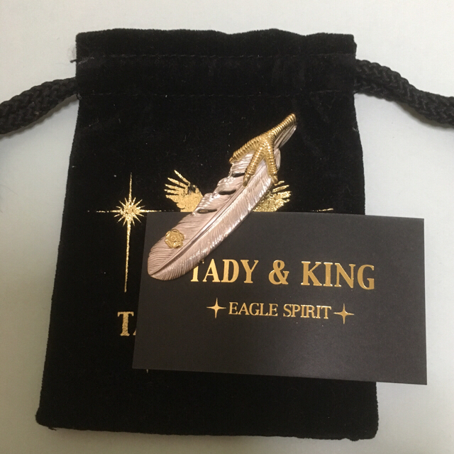 ネックレスTADY\u0026KING タディ＆キング 定価約16万円 k18 金 爪 フェザー L