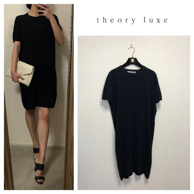 Theory luxe - セオリーリュックス ウォッシャブル コクーンワンピースの通販 by mro's shop｜セオリーリュクスならラクマ