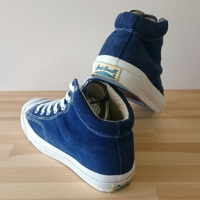 converse jack purcell mid suede navy