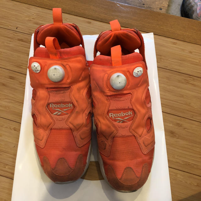 NIKE(ナイキ)のreebok insta pump fury オレンジ 27cm メンズの靴/シューズ(スニーカー)の商品写真