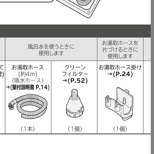 日立(ヒタチ)のお湯とりホース 日立 ビートウォッシュ 新品未使用 スマホ/家電/カメラの生活家電(洗濯機)の商品写真