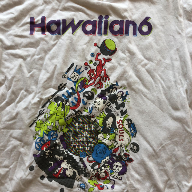 HIGH!STANDARD(ハイスタンダード)のハワイアン6 バンT L 旧譜ツアー メンズのトップス(Tシャツ/カットソー(半袖/袖なし))の商品写真