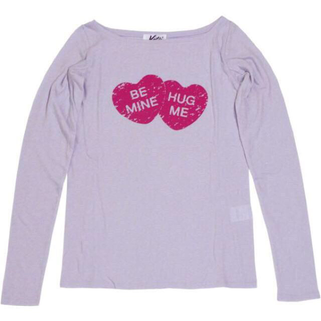 Katie(ケイティー)のHEART CANDYロングTシャツ♡ レディースのトップス(Tシャツ(長袖/七分))の商品写真