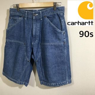 カーハート(carhartt)のCarhartt カーハート 90s デニムハーフパンツ 古着 ヴィンテージ(ショートパンツ)