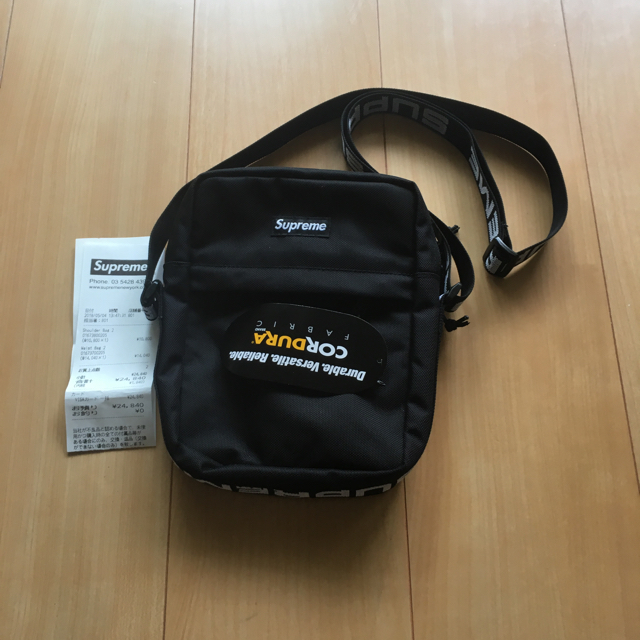 18SS Supreme Shoulder Bag Black