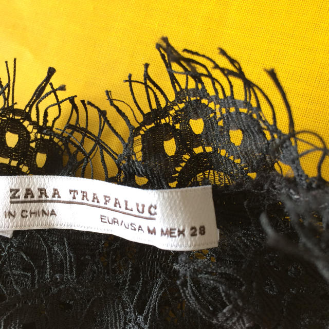 ZARA(ザラ)のザラ 未使用！レーストップス zara 総レース ノースリーブ ベスト 28  レディースのトップス(カットソー(半袖/袖なし))の商品写真