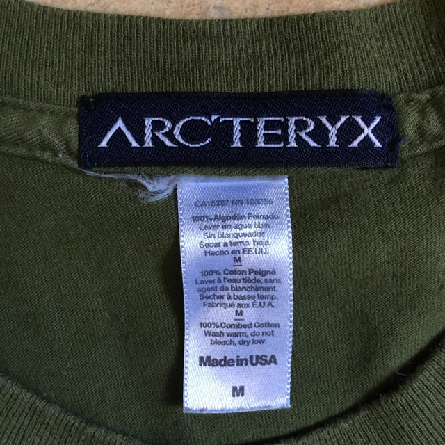 ARC'TERYX(アークテリクス)のARC'TERYX アークテリクス/Tシャツ made in USA製 メンズM メンズのトップス(Tシャツ/カットソー(半袖/袖なし))の商品写真