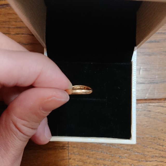 ete(エテ)のK18 ピンキーリング ダイヤ付き レディースのアクセサリー(リング(指輪))の商品写真