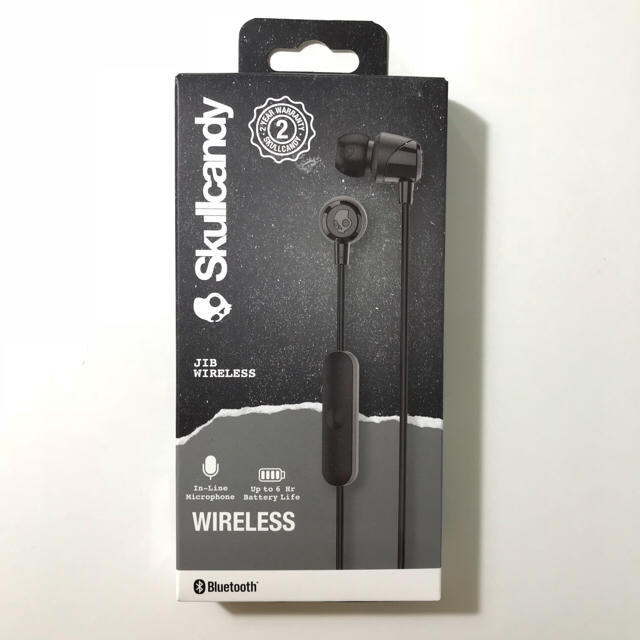 Skullcandy(スカルキャンディ)のスカルキャンディ ブルートゥースイヤフォン USED  スマホ/家電/カメラのオーディオ機器(ヘッドフォン/イヤフォン)の商品写真