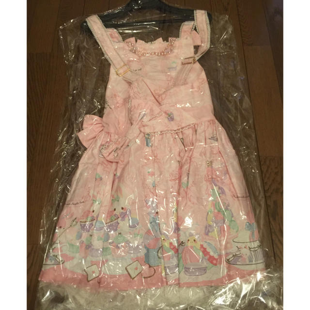 Angelic Pretty(アンジェリックプリティー)の新品未使用 Angelic Pretty Wish me melle セット レディースのパンツ(サロペット/オーバーオール)の商品写真