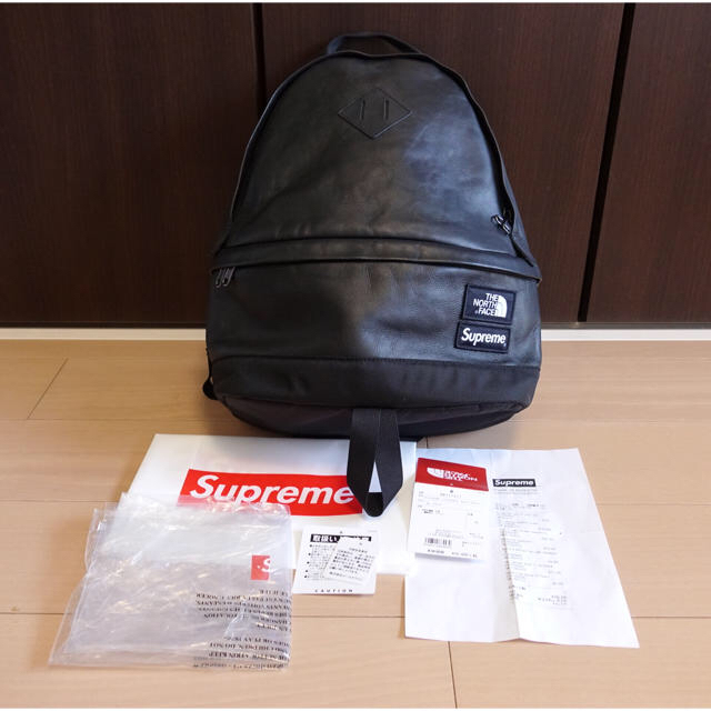 Supreme THE NORTH FACE コラボ レザー バックパック - バッグパック