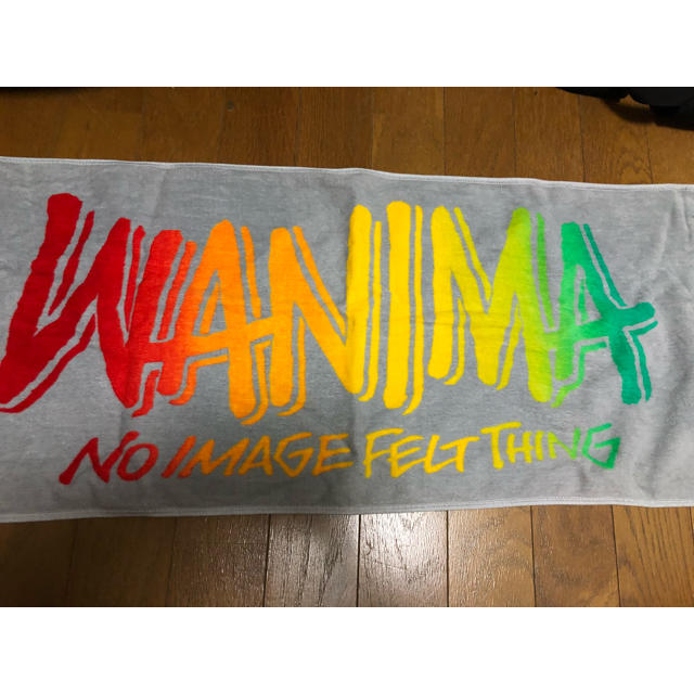 WANIMA - WANIMA フェイスタオル グレーの通販 by S's shop｜ワニマ