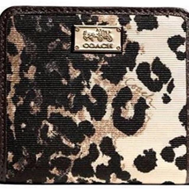 COACH OCELOT PRINT ウォレット 財布 小銭入れ