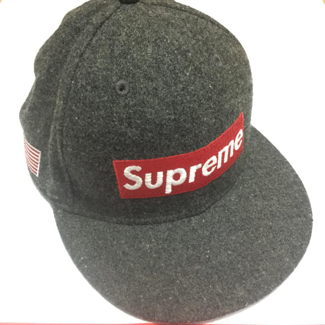 Supreme ニューエラ キャップ アメリカンフラッグ 正規品 美品