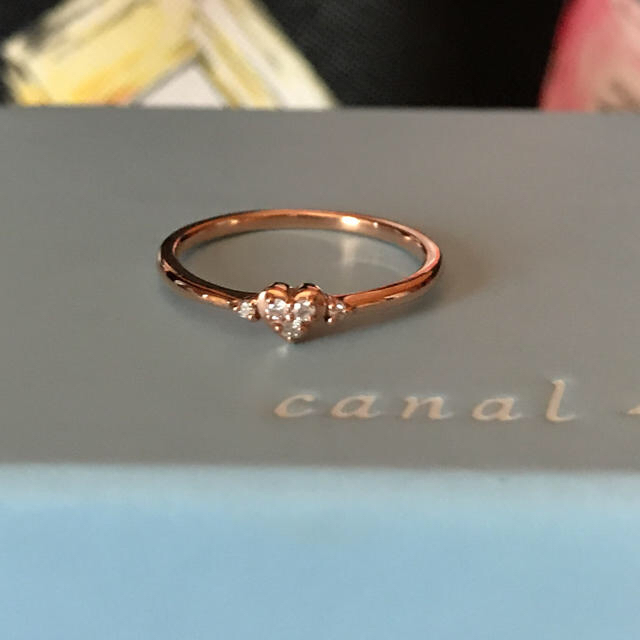 canal４℃(カナルヨンドシー)のcanal4℃  ハートのリング  K10 レディースのアクセサリー(リング(指輪))の商品写真