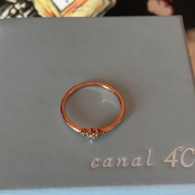 canal４℃(カナルヨンドシー)のcanal4℃  ハートのリング  K10 レディースのアクセサリー(リング(指輪))の商品写真