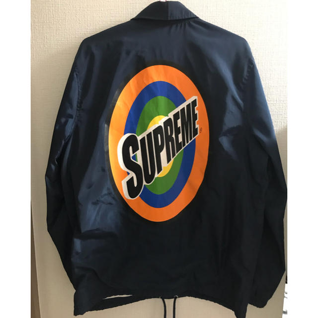 supreme スピンロゴ　コーチジャケット