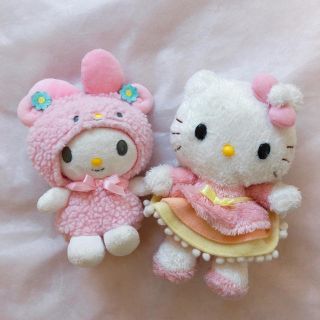 サンリオ(サンリオ)のふわふわ♡キティマイメロ(ぬいぐるみ)