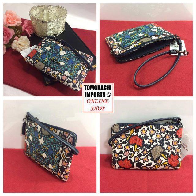 COACH Small Yankee Floral 財布 小銭入れ ポーチ