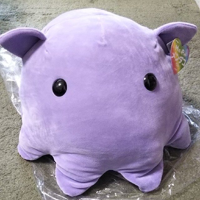 もちぷに メンダコくん BIGぬいぐるみ タグつき プライズ景品の もちぷに メンダコくん BIGぬいぐるみ タグつき プライズ景品の