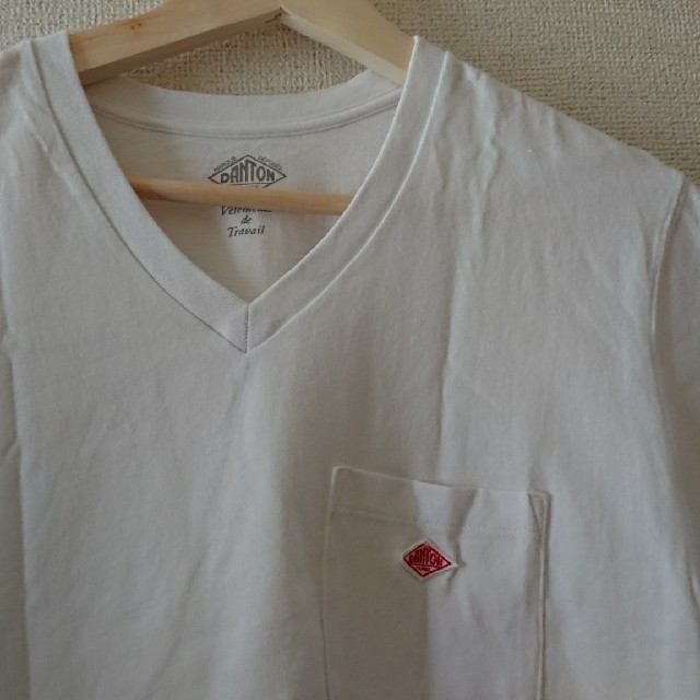 DANTON(ダントン)のDANTON VネックポケットTシャツ レディースのトップス(Tシャツ(半袖/袖なし))の商品写真