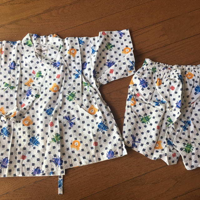 mikihouse(ミキハウス)の甚平 キッズ/ベビー/マタニティのキッズ服男の子用(90cm~)(甚平/浴衣)の商品写真