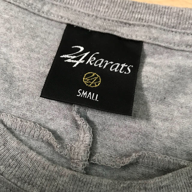 24karats(トゥエンティーフォーカラッツ)の24karats☆Tシャツ チャック付き グレー メンズのトップス(Tシャツ/カットソー(半袖/袖なし))の商品写真