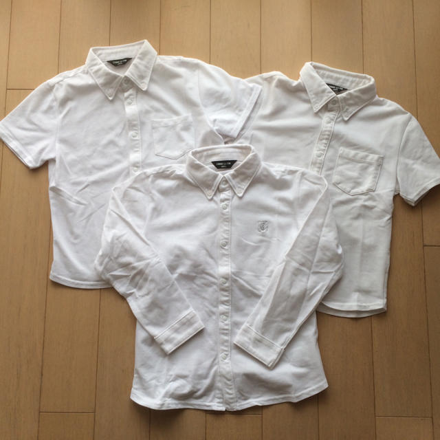 COMME CA ISM(コムサイズム)のマシュマロ様専用　長袖のみ　1枚　コムサイズム　白シャツ　120  キッズ/ベビー/マタニティのキッズ服男の子用(90cm~)(ブラウス)の商品写真