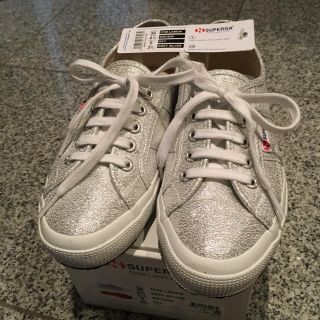 スペルガ(SUPERGA)のSUPERGA 36 美品 シルバースニーカー(スニーカー)