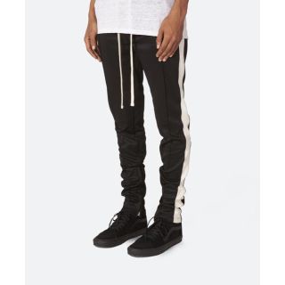 フィアオブゴッド(FEAR OF GOD)のmnml track pants black  white S(その他)