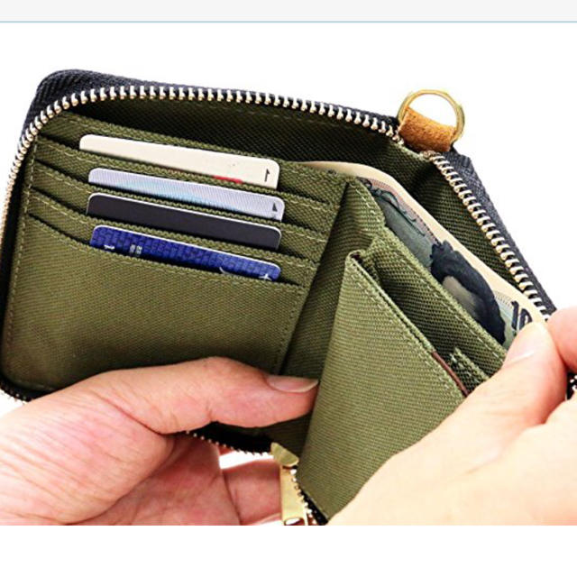 anello(アネロ)のanello(アネロ) 財布 メンズ 二つ折り ナイロン 布製  メンズのファッション小物(折り財布)の商品写真
