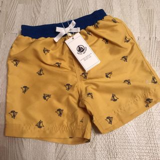 プチバトー(PETIT BATEAU)のプチバトー 18SS ヨットプリントトランクス水着 24m 新品(水着)