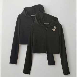 フォクシー(FOXEY)のお値下げ中💕新品！希少！フォクシー 2018年新作！完売 極上さらさらパーカー(パーカー)