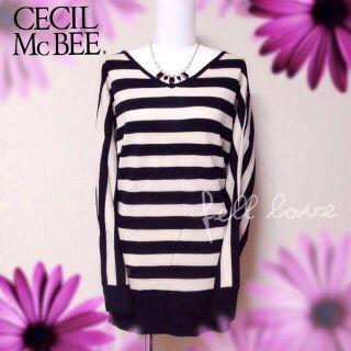 セシルマクビー(CECIL McBEE)のCECILMcBEE★ボーダーワンピース(ミニワンピース)